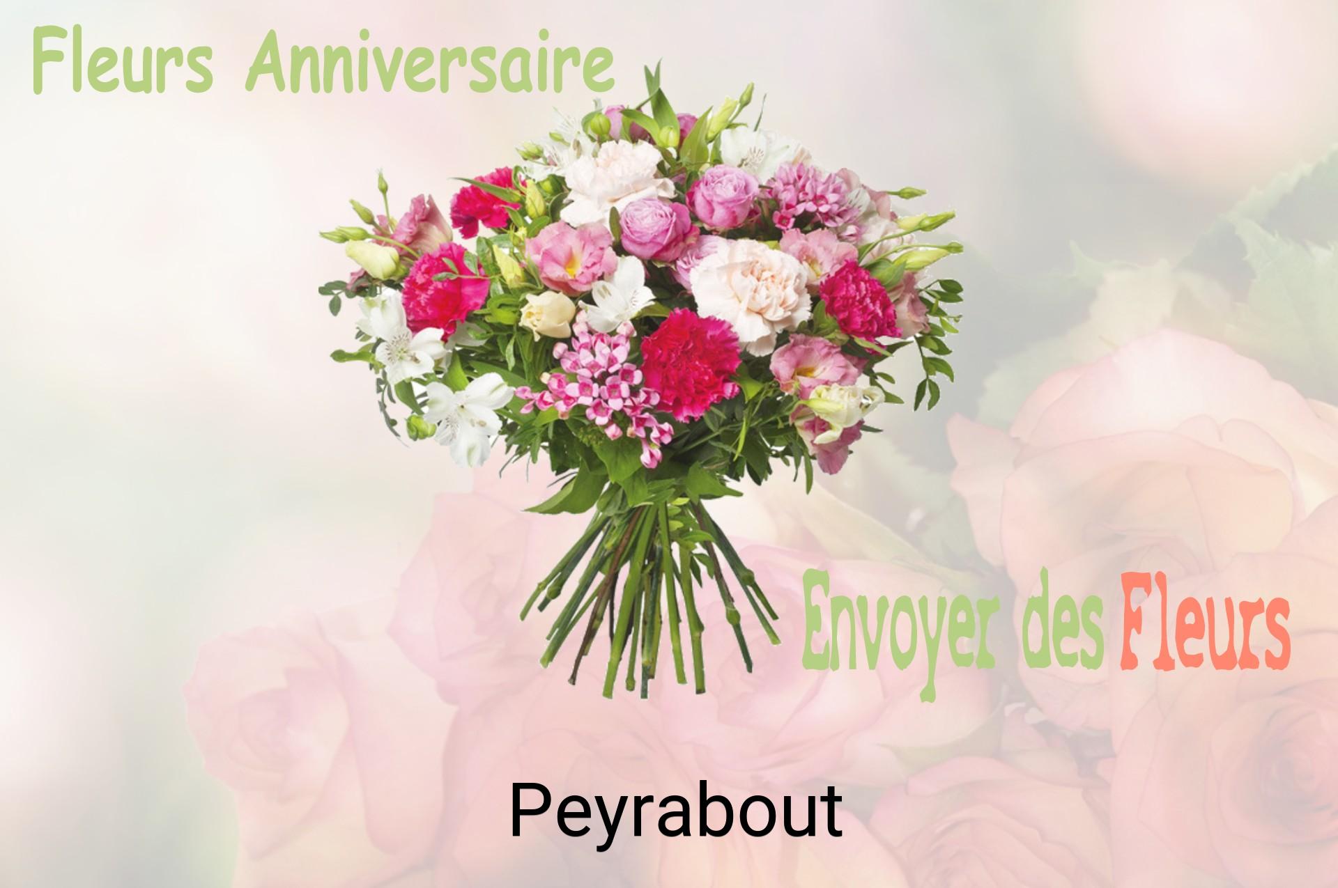 Bouquet de fleurs d’anniversaire livré à Peyrabout