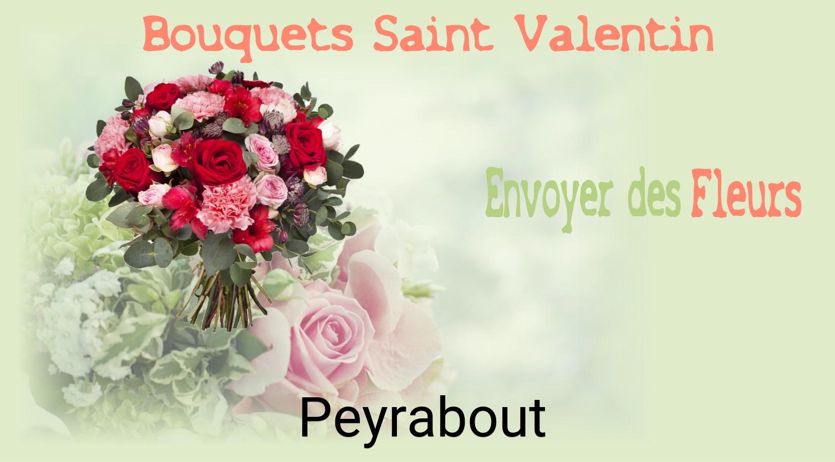 Roses de Saint-Valentin livrées à Peyrabout